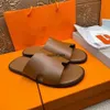 Designer Summer Sandals for Men Wear Versatile Breathable Casual Outdoor Sandals Trend Luxury Leather Men's Slippers 38-45