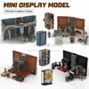 Blocks Space Movie Scene Diorama Moc Building Bluks Mini Display Model Technology Cegły Montaż DIY Kolekcja Toys Xmas Prezenty 240120