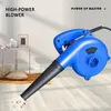 Air Blower 1000w Computer Cleaner Electric Air Blower Pył Cmow Pył Komputer Pył Collector Blue Orange