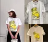 Summer Women Designer Ga Nni T-Shirt Beach Tees Versatile adorabile cartone animato Cat Stampa bianca Tround Round Casual Pullover T-shirt Cotton Cotton Abbigliamento all'ingrosso