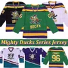 Mighty Ducks Movie Гордон Бомбей 96 Чарли Конвей 99 Адам Бэнкс Грег Голдберг 44 Хоккейная майка Фултона Рида 8608