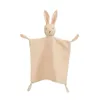 Bibs Burp Cloths Soft Organic Cotton Muslin Bunny Rabbit Animal Newborn Pacify Towels Soothers Towel Robes Baby Accessory Drop Deliver Dhpxz