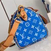 Explosion Women's new RUNWAY Speed y P9 Bandoulier e 25 M24424 Blue Soft calfskin Main compartment with lock Inside zipped pocket cowhide-leather trim Name tag Key bell