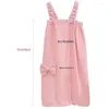 Towel Waffle Bathing Clothes Microfiber Sling Bath Women Dress Cute Bow Can Be WornAdults Towels Bathroom 70 140cm