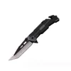 Outdoor Portable Folding Knife Aluminium alloy Handle Hunting Knife Survival Multifunctional Tactical Self-defense Knives with Belt Clip Kitchen Fruit Knife