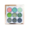 Ombre à paupières Palette d'ombres à paupières neuf couleurs fumée Rose Rose violet bleu néon vert paillettes mat ombre à paupières mode brillant Portable maquillage pour les yeux L231115