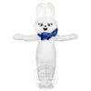 Cute White Rabbit Mascot Costume Cartoon theme character Carnival Unisex Halloween Carnival Adults Birthday Party Fancy Outfit For Men Women