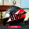 AA Designer Helmet Full Face Otwarcie AGV K Hełm motocyklowy K1 marka graffiti agv anty drop z8 pełny hełm Pista wyścigowy hełm czerwony mrówka O3HE