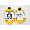 Nashville Predators Hockey Jerseys 9 Filip Forsberg 12 Mike Fisher 35 Pekka Rinne 59 Roman Josi 76 PK Subban Jersey 92 Ryan Johansen 6148