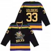 Mighty Ducks Película Gordon Bombay 96 Charlie Conway 99 Adam Banks Greg Goldberg 44 Fulton Reed Hockey Jersey 9392