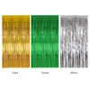 Party Decoration 3pcs Decorations Foil Fringe Curtains Backdrop Door Holiday Po Booth Streamers Wall 1x2m Wedding Glitter Gold Tinsel