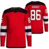 Hockey Jerseys Jack Hughes Alternate Authentic Pro Black N Devils Nico Hischier P K Subban Ice Hockey Jersey 2831