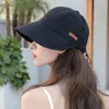 Cappelli larghi cappelli da sole per la protezione solare per donna Girl Color Solid Regolabile Fisherman Panama JK Korea Cancella