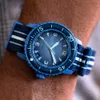 Bioceramic Ocean Watch Watch Watch Watches Quartz Hatse عالي الجودة وظائف كاملة مراقبة الساعات ساعات معصم الإصدار Limited Edition