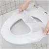 Otros suministros de baño Suministros de inodoro Estera desechable Hogar Impermeable No tejido Asiento sucio Er Drop Entrega Hogar Jardín DHZSO