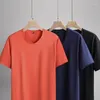 Men's T Shirts Arrival Fashion Suepr Large Summer Smooth V-neck Short-sleeved T-shirt Plus Size XL 2XL 3XL 4XL 5XL 6XL 7XL 8XL