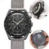 Biocéramique Planète Lune Quartz Montre Mission à Moonshine Or Mercure 42mm Pleine Fonction Chronographe Luxe Hommes Couple Nom Commun Montres-Bracelets Nouveau Kpou