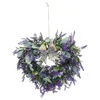 Decoratieve bloemen simulatie lavendel hanger krans deur raam wanddecoratie