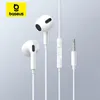 Écouteurs Baseus filaire écouteur H17 3,5 mm intra-auriculaires avec microphone pour Samsung Galaxy Xiaomi Huawei 3,5 mm Ports appareils HiFi Sport casque