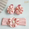 Hair Accessories Kids Bow Bands & Born Socks Set Trendy Lace Detail Hairband With Comfortable For Baby Girls Gift