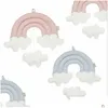 Bedrails Baby Rond Bumper Bar Wieg Kinderbed Kamer Wolken Accessoires Voor Baby Beddengoed Set Speelgoed Kinderen Hanger 240112 Drop Delivery Moeder Dhugh