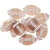 Charm Bracelets 10 Pcs Charms Jewelry Making Jewellery Baseball DIY Acrylic Earrings Rugby Pendant Miss Jewels