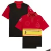 Ropa de motocicleta 2023 F1 Team Racing Camiseta Forma 1 Driver Camisetas Camisetas Nueva temporada Ropa Red Race Jersey Fans Tops Mens Drop Otdlu