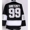 Top Man 99 Wayne Gretzky Vintage Hockey Jersey Preto Branco Azul Marinho Amarelo Roxo Laranja Bordado Alternativo Uniformes Respiráveis 3883 5495 9139 7874