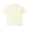 Pesado feito itália estilo robô impressão t designer camiseta primavera verão casual moda skate homens mulheres tshirt 24ss 0120
