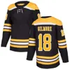 Niestandardowe mężczyźni Retro 18 Happy Gilmore Boston Hockey Jerseys Black White Yellow Alternate Ed Mundus Women Młodzież rozmiar S-3XL 9669 3372