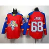 Pittsburgh Throwback Penguins Retro Hockey 68 Jaromir Jagr Jersey Vintage Classic CCM Zwart Wit Blauw Geel Team Kleur Borduursel voor Spor 9129 3756 8269