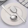 Spoons Stainless Steel Dish Public Soup Spoon Restaurant El Long Handle Flatware Utensil Kitchen Thicken