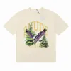 Rhude Herr T Shirts Top Craft Summer Fashion Designer Tshirts Street Casual Short Sleeve Beach Style Tees Cotton Printing Rhude Shirt US S-XL