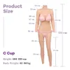 Costume Accessories Fake Boobs Silicone Bodysuit Realistic Vagina Breast Form Artificial Big Chest Tits Sissy Transgender Cosplay Costumes