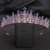 Haarspeldjes Goud Zilver Kleur Tiara's En Kronen Voor Bruiloft Bruid Feest Kristal Diademen Strass Hoofd Ornamenten Mode Accessoires