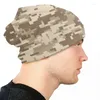 Basker öken digital camo skallies mössor kepsar unisex cool vinter varm stickning hatt vuxen multicam militär kamouflage motorhuv
