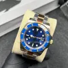 W1_SHOP MENS Automatisk mekanisk keramik klockor 41 mm full rostfritt stål simningskläder Sapphire Luminous Watch U Factory Montre de Luxe 0001010