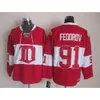 Detroit Red Wings Vintage versie Jerseys 19 YZERMAN 40 ZETTERBERG 13 DATSYUK 5 LIDSTROM 24 CHELIOS 9 HOWE 31 JOSEPH Hockey Jersey 7040