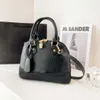 Designer Alma BB Collection Shoulder Bags Brand Logo präglade avtagbar justerbar remkorniga läder crossbody väskor handväskor lyxskal dam purses dhgate