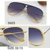 Fashion AAAA quality oversized sunglass for Men women metal aviation SunGlasses Vintage gradient uv protection GAFAS Brand Des2771