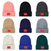 2024 Hot Selling Hat Men Women Winter Beanie Caps Casual Bonnet Tjock Knit Cap Classic Sport Solid Color Unisex Warm Hats BO