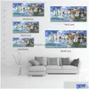 Paintings Boat Paintings Rao Dufy Regates Dans Le Port De Trouville Large Seascapes Modern Art On Canvas High Quality Hand Painted Gif Dhkjo