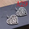 Dangle Earrings Love Heart Men Accessories in