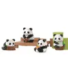 Blokken Kawaii Panda Serie Micro Deeltje Bouwsteen Creatieve Schattige Dieren DIY Gemonteerde Bakstenen Speelgoed Voor Chillren Kerstcadeau