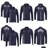 Vêtements de moto F1 Sweat à capuche 2023 Édition spéciale Racers Costume Track Sports Mens Zipper Team Veste Drop Livraison Automobiles Motorcycl Otsnc