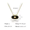 Colares pendentes Yachan 18K Gold Bated Aço Anterior para Mulheres Trendy Colorful Acrílico Charme Y2K Jóias