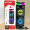 Haut-parleurs 2000W puissance maximale 8 pouces chariot portable Bluetooth haut-parleur DJ fête système de karaoké caisson de basses extérieur boîte de son avec lumière LED FM