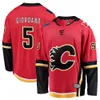 Calgary Flames Johnny Gaudreau Trikot Matthew Tkachuk Elias Lindholm Noah Hanifin Mark Giordano Eishockey-Trikots Custom Ed 3449