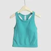 Lu Align Lemon Yoga EBB Colete Esportivo Esporte Feminino Jaqueta Forma Regata Fitness Camisa Sem Mangas Sutiã Primavera e Verão com Almofada no Peito LL Lu Jogger Colete