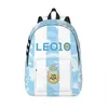 Bolsos Argentina 10 Lionel Soccer Mochila clásica Mochila deportiva Amante del jugador de fútbol Mochila para hombres Mujeres Bolso de hombro para computadora portátil